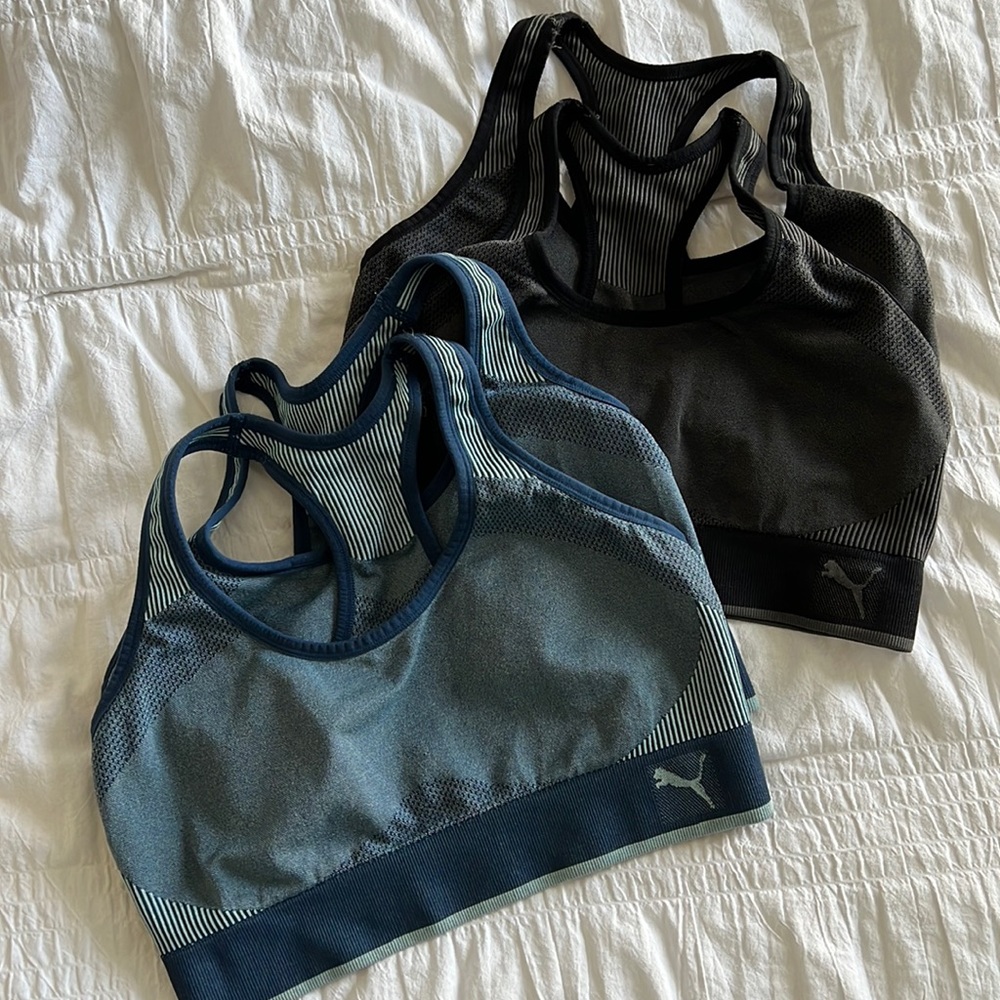 Puma sports bras - bundle of 4 (no bra padding)